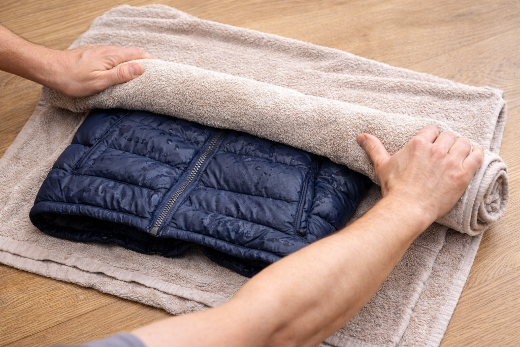 bảo quản áo khoác phao